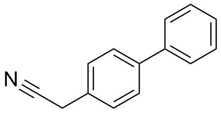 2-([1,1\'-Biphenyl]-4-Yl)Acetonitrile Structure