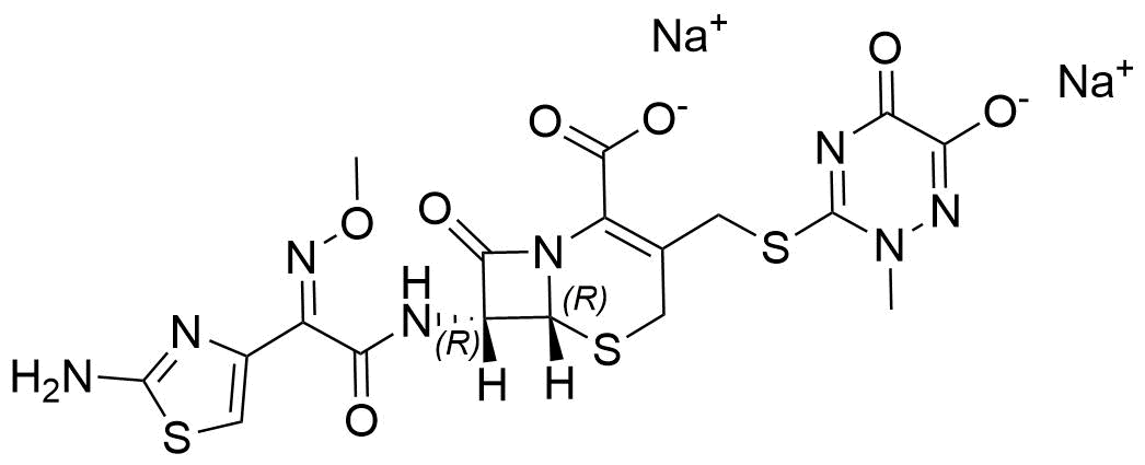 Ceftriaxone Sodium Structure