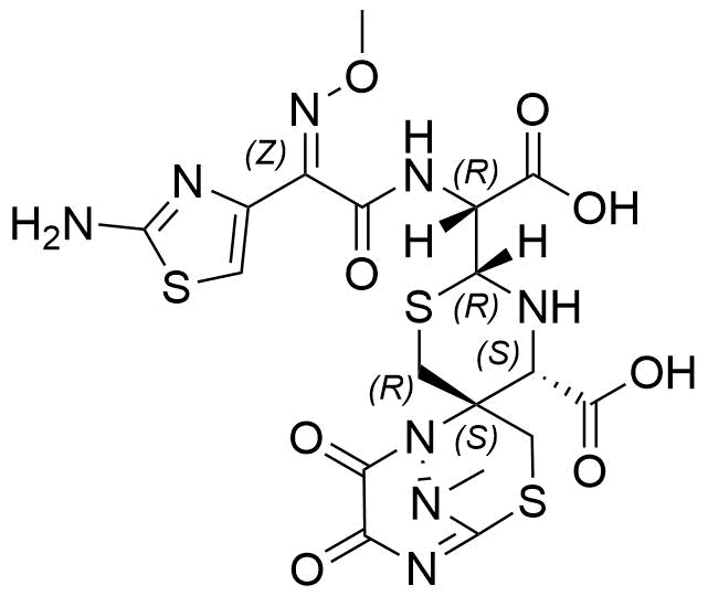 Ceftriaxone Sodium Impurity 4 Structure
