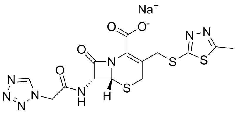 Cefazolin Sodium Structure