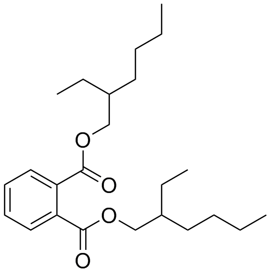 Bis(2-Ethylhexyl) Phthalate Structure