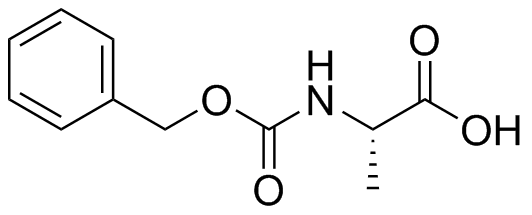 N-Benzyloxycarbonyl-L-Alanine Structure