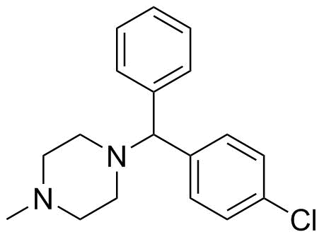 (±)-Chlorcyclizine Structure