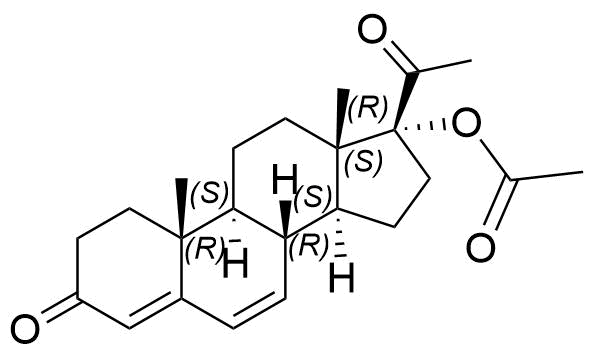 Chlormadinone Acetate Impurity 9 Structure