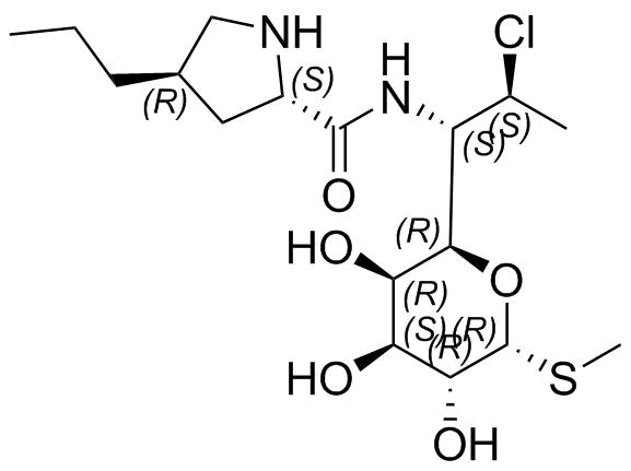 Clindamycin Impurity 88(N-Demethylclindamycin) Structure
