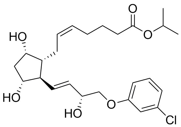 (+)-Cloprostenol Isopropyl Ester Structure