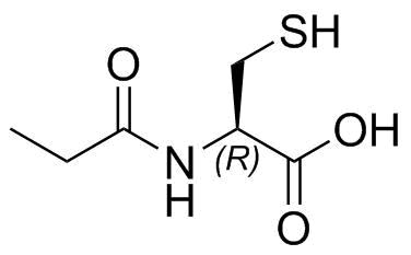 N-Propionyl-L-Cysteine Structure