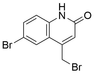 6-Bromo-4-(Bromomethyl)Quinolin-2(1H)-One Structure