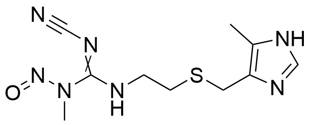 Cimetidine Nitroso Impurity 10 Structure