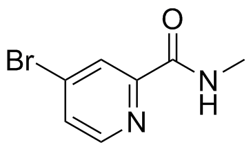 4-Bromo-N-Methylpicolinamide Structure