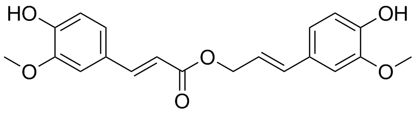 Coniferyl Ferulate Structure