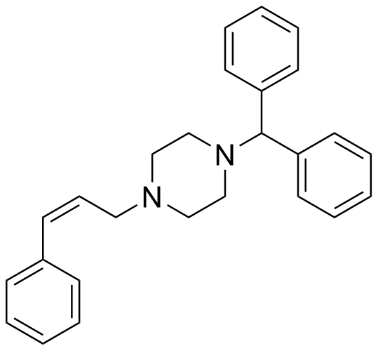 Cinnarizine EP Impurity B Structure