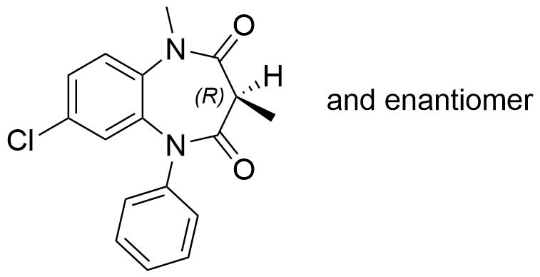 Clobazam EP Impurity C Structure