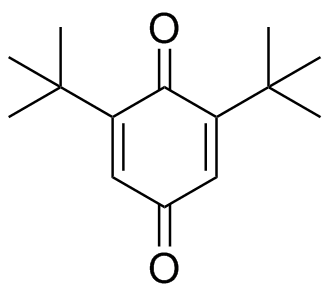 2,6-Di-Tert-Butylcyclohexa-2,5-Diene-1,4-Dione Structure
