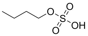 Butyl Hydrogen Sulfate Structure
