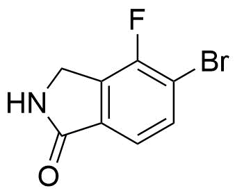 5-bromo-4-fluoroisoindolin-1-one Structure