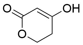 4-hydroxy-5,6-dihydro-2H-pyran-2-one Structure