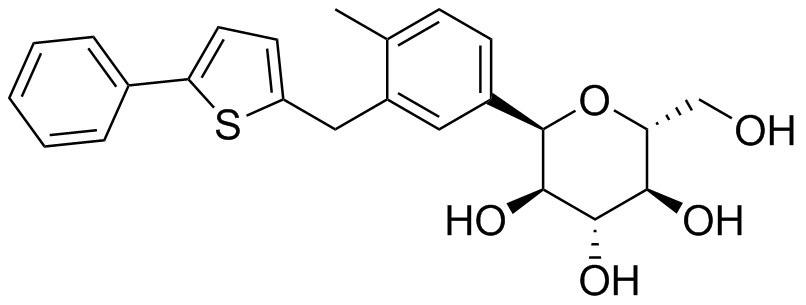 Canagliflozin Impurity D Structure