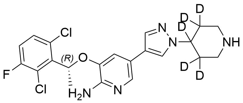 Crizotinib-D5 Structure