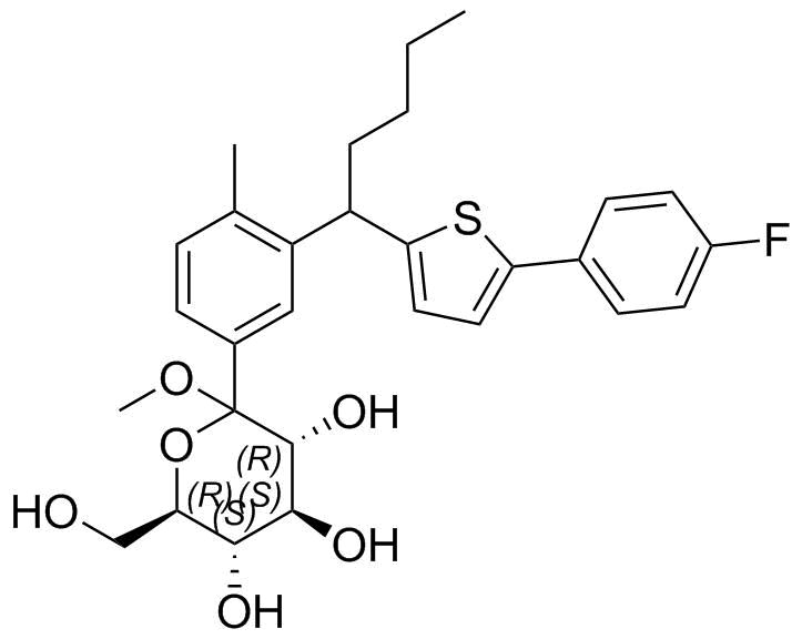 Canagliflozin Impurity 115 Structure