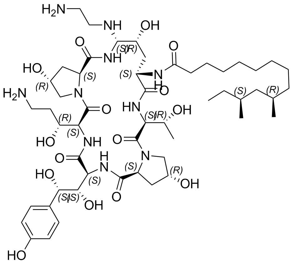 Caspofungin Impurity I Structure