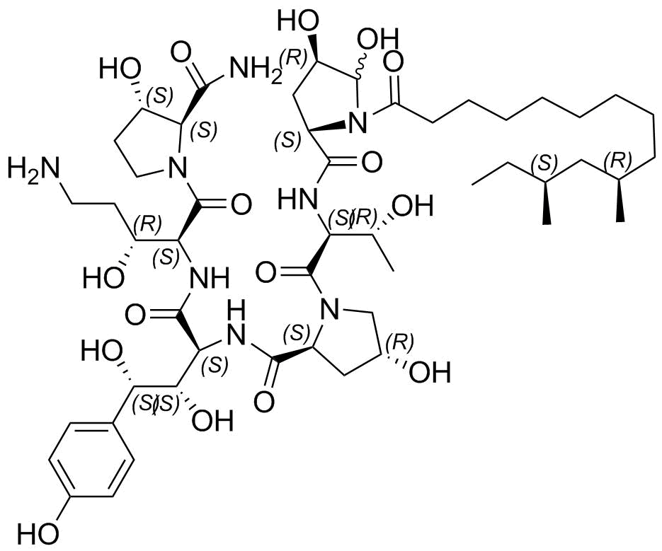 Caspofungin Impurity 10 Structure