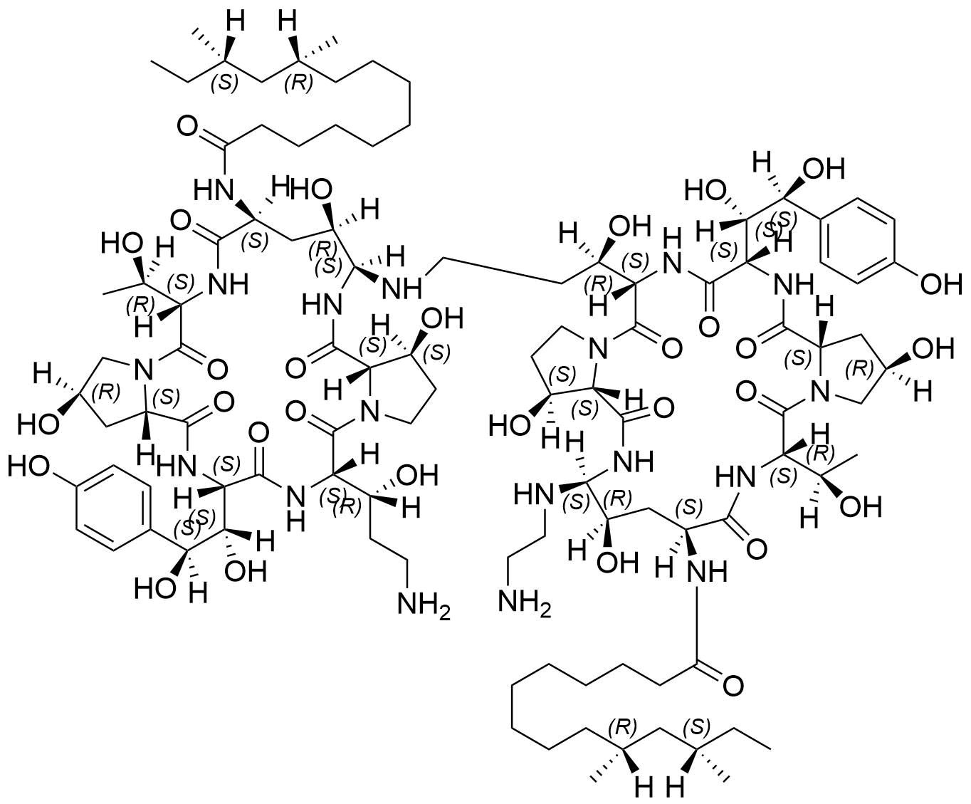 Caspofungin Impurity 19 Structure