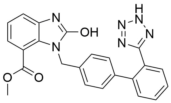 Candesartan Methyl Ester Desethyl Analog Structure
