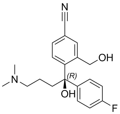 Citalopram Impurity 26((R)-Citadiol) Structure