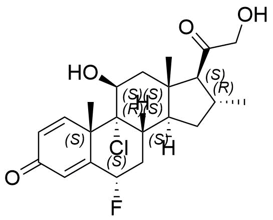 Clocortolone Structure