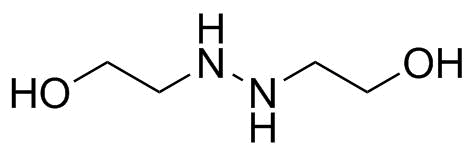 2,2\'-(Hydrazine-1,2-Diyl)Bis(Ethan-1-Ol) Structure
