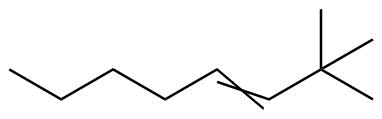 2,2-Dimethyloct-3-Ene Structure