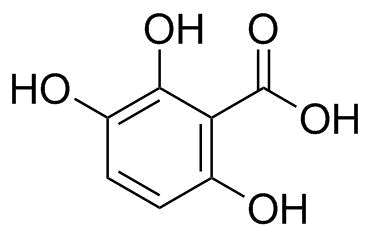 2,3,6-Trihydroxybenzoic Acid Structure