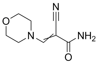 2-Cyano-3-Morpholinoacrylamide Structure