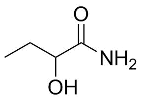 2-Hydroxybutanamide Structure