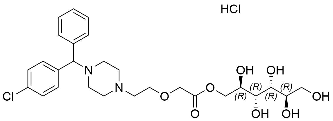 Cetirizine Mannitol Adduct (Mixture of Diastereomers) Structure