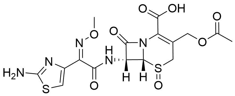 Cefotaxime Impurity 30 (Cefotaxime S-Oxide) Structure
