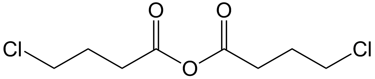 4-Chlorobutanoic Anhydride Structure