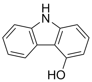 Carvedilol 4-Hydroxy Carbazole Impurity Structure