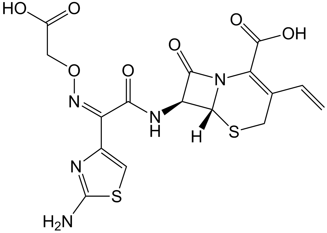 Cefixime EP Impurity C Structure