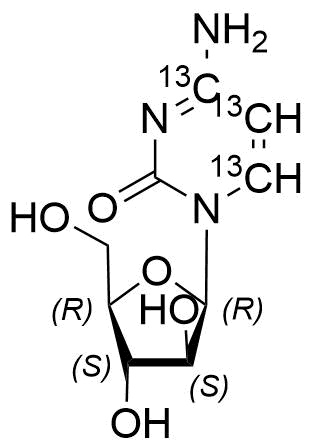 Cytarabine-13C3 Structure