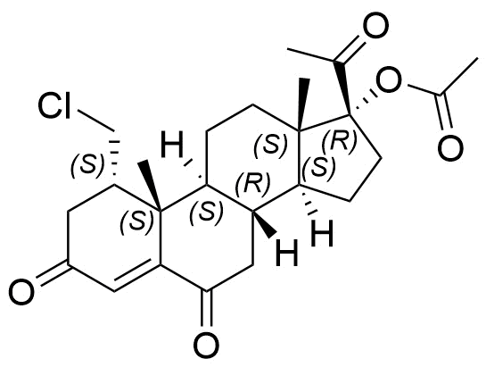 Cyproterone acetate EP Impurity D Structure