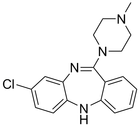 Clozapine Structure