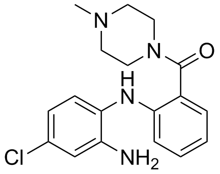 Clozapine EP Impurity D Structure