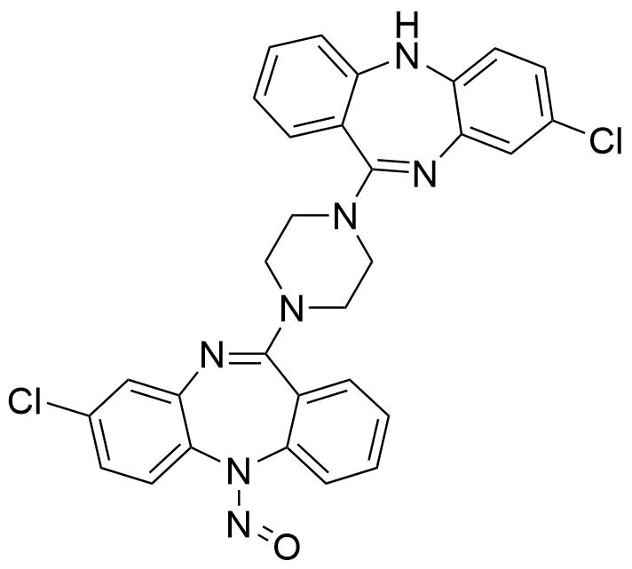 Clozapine Nitroso Impurity 23 Structure