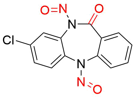 Clozapine Nitroso Impurity 27 Structure
