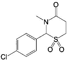Chlormezanone Structure