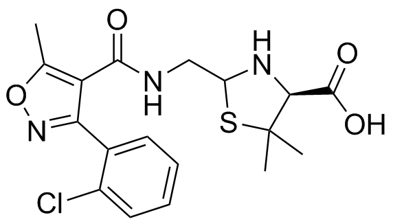 Cloxacillin Sodium EP Impurity B Structure