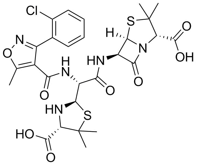 Cloxacillin Sodium Impurity 8 Structure