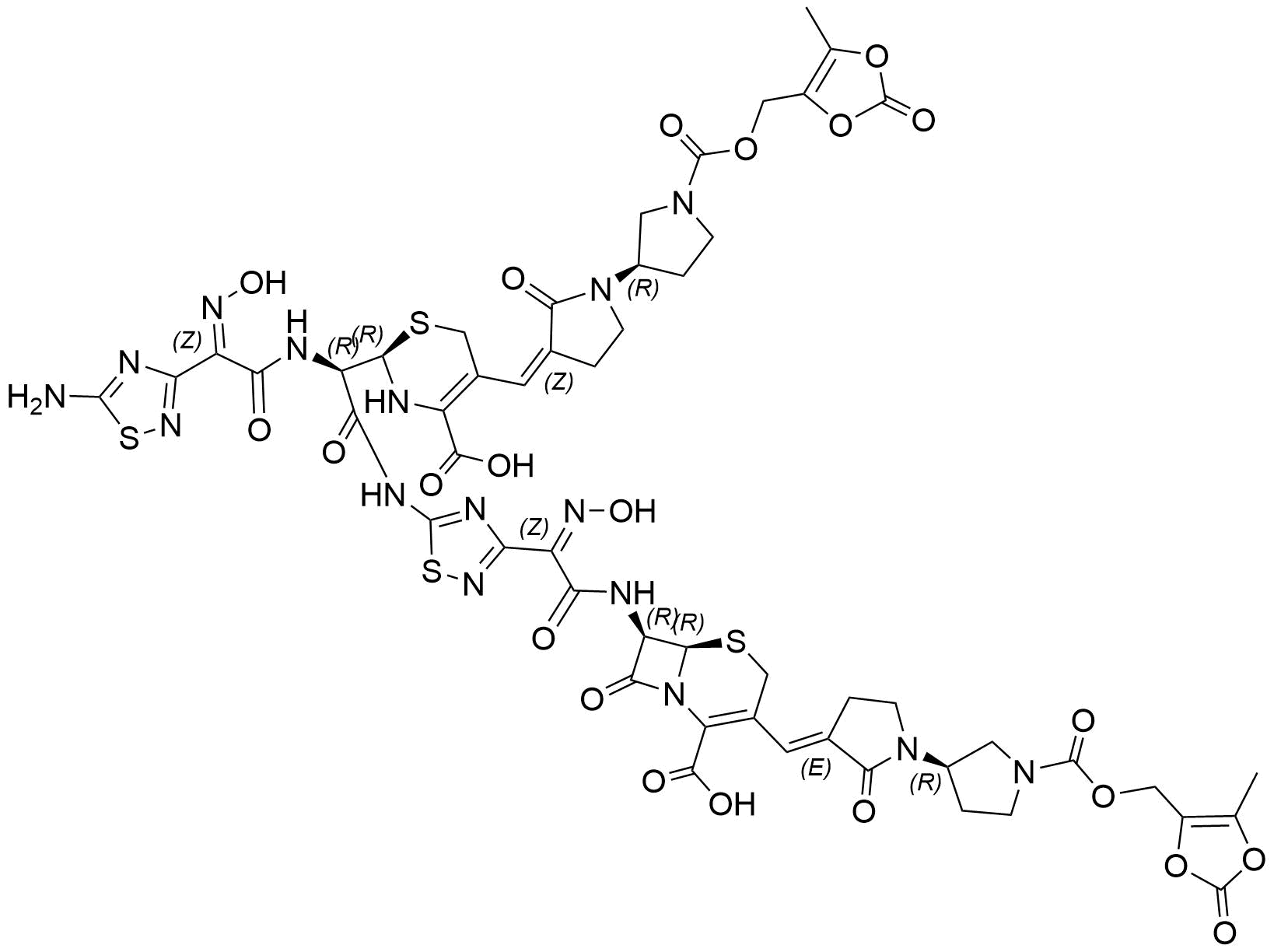 Ceftobiprole Impurity 32 Structure